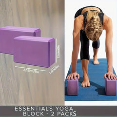 Non Slip Yoga Block for Fitness Stretching Pilates Meditation