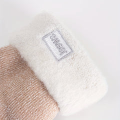 3 Pairs Fuzzy Crew Socks Warm & Comfy Women's Stockings