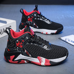 Men's Plus Size Breathable Basketball Shoes Non Slip Sneakers