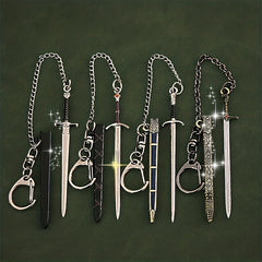 Metal Ancient Sword Model Key Chain Pendant Bag Funny Key Chain