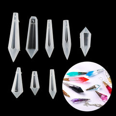 15pcs Resin Pendant Silicone Molds For DIY Jewelry Making