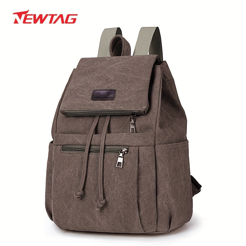 Large Capacity Canvas Backpack for Travel Lightweight Outdoor Camping Hiking