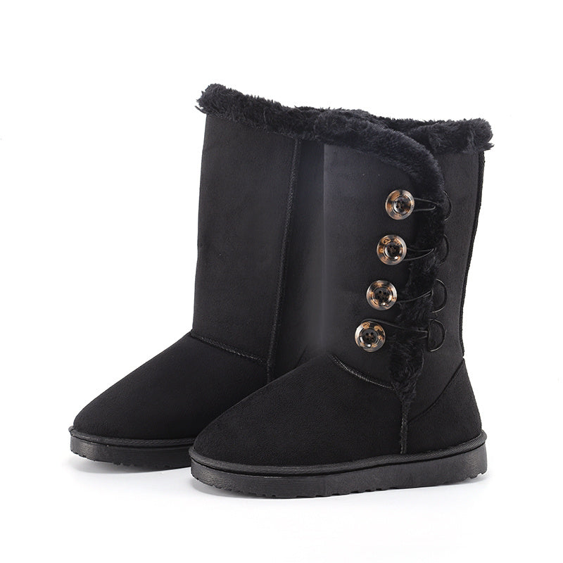 Women's Faux Fur Lined Snow Boots Winter Thermal Snow Shoes