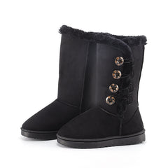 Women's Faux Fur Lined Snow Boots Winter Thermal Snow Shoes