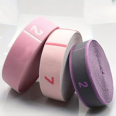 Yoga Elastic Band 9 Grids Fitness Resistance Band for Pilates Training