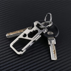 Titanium Alloy Hanging Buckle Keychain for Camping Travel