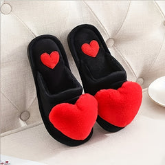 Plush Lined Slip On Indoor Shoes - Warm & Comfortable Slippers