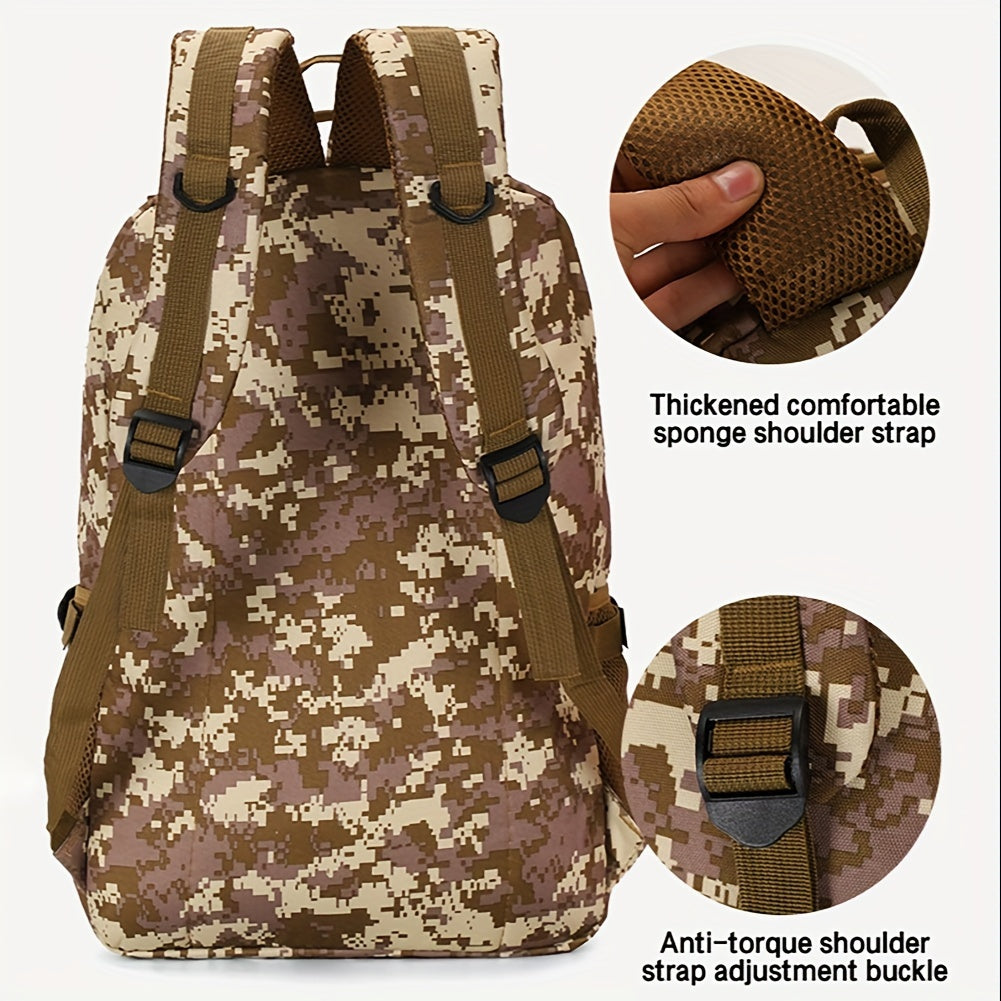 Large Capacity Camouflage Backpack for Outdoor Travel