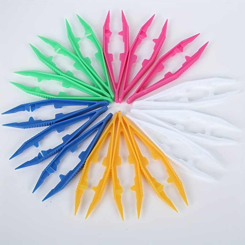 5pcs Beaded Tweezers 10.92cm, DIY Jewelry Making Tools