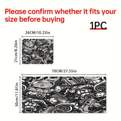 Automobile Car Parts Non Slip Rubber Mouse Pad 30x70cm