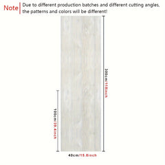 Vintage Wood Grain Vinyl Floor Sticker