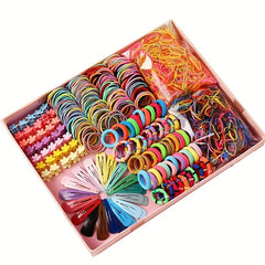 780pcs Children's Jewelry Hairpin Hair Card Set - Gift Boxed