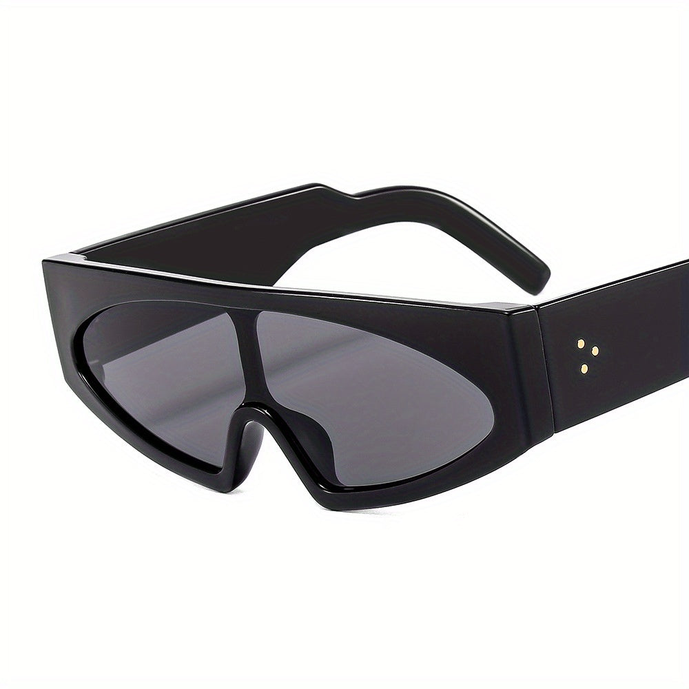 Y2K Shield Sunglasses For Women Men