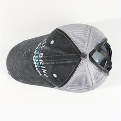 Alcohol Trucker Hat Distressed Baseball Cap for Women