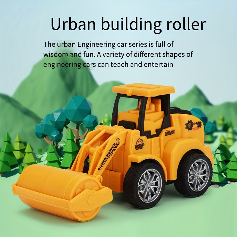 Pull Back Toy Car Excavator Educational Small Car