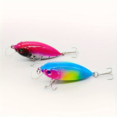1pc Plastic Hard Bait With Treble Hook Long Casting Bionic Bait Fishing Tackle