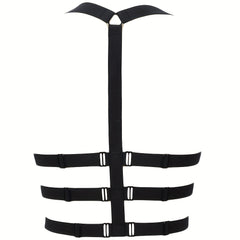 Gothic Chest Harness Belt Elastic Body Suspenders