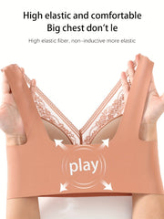 Lace Wireless Bra Wide Straps Lingerie