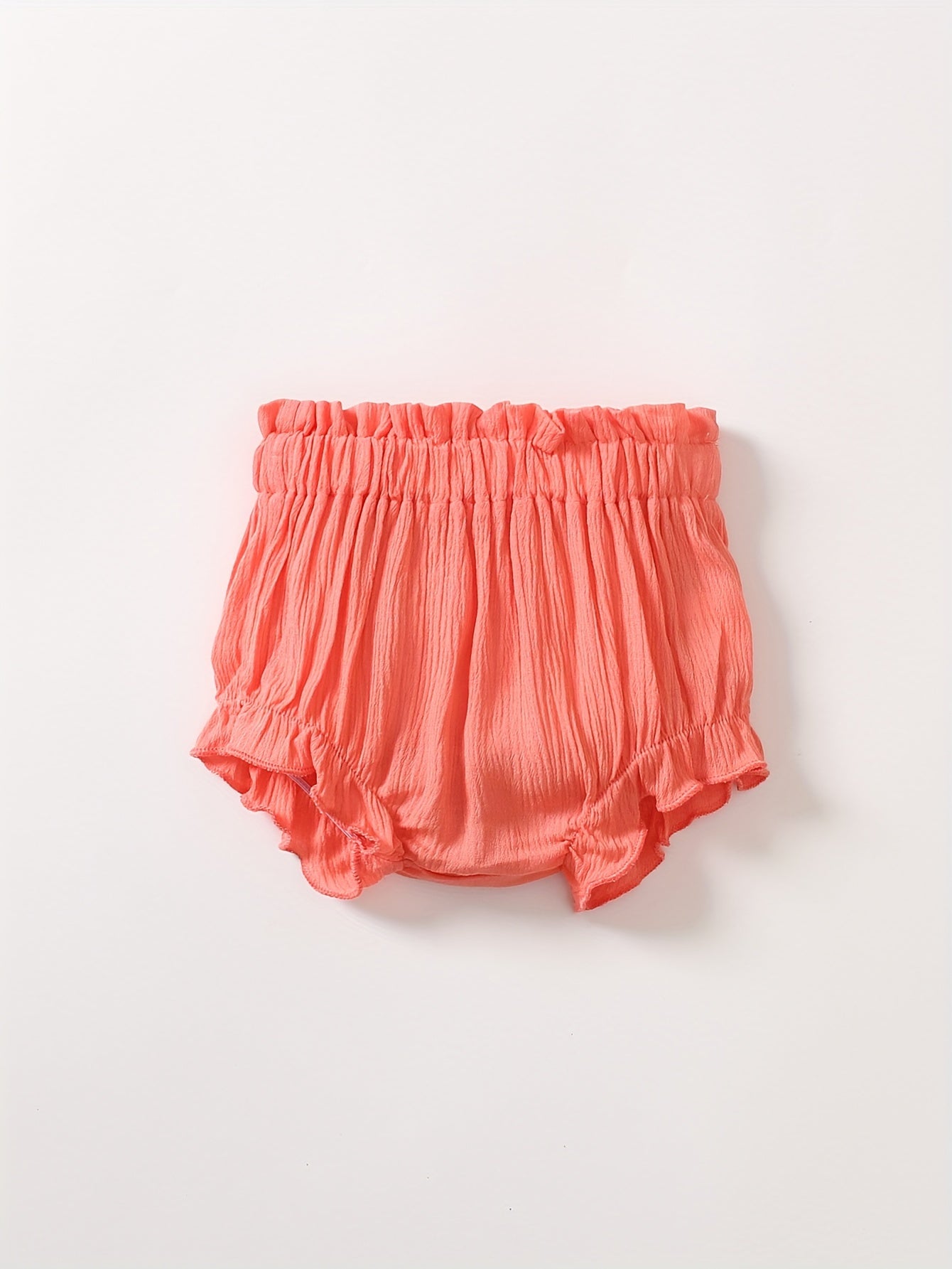 Toddler Baby Girl Boy Bloomer Shorts Ruffle Waist Loose Pants