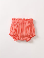 Toddler Baby Girl Boy Bloomer Shorts Ruffle Waist Loose Pants
