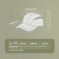 Sun Protection Quick Dry Nylon Hat Lightweight Sport Cap