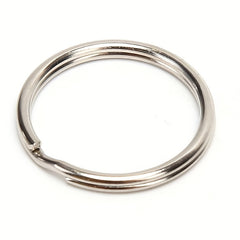 100pcs Metal Key Rings Split Rings Hoop Keychain For DIY Jewelry Keyrings