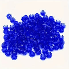 200pcs Transparent Building Blocks Set 1x1 Hole for Pixel Art & Car Lights