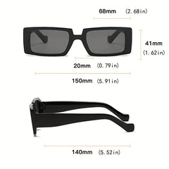 Rect. Sunglasses Women Men Anti Glare UV400