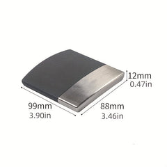 Men's Portable Cigarette Box with Arch Partition Design