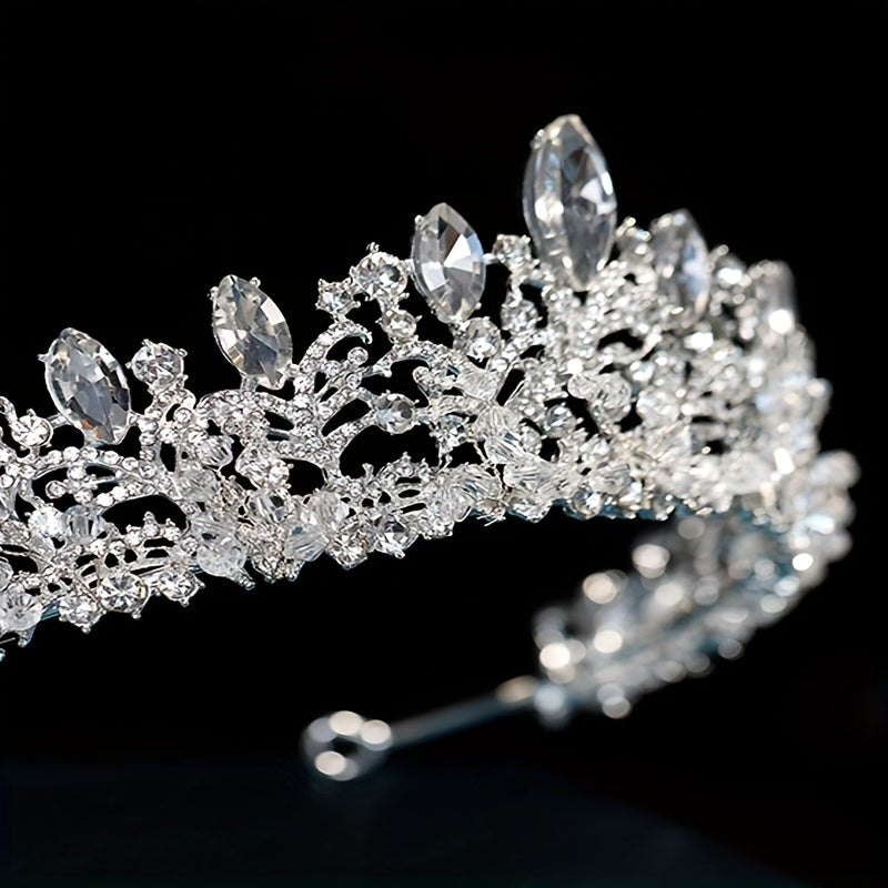 Crystal Headband Rhinestone Crown Tiara Hair Band Wedding Bridal Accessories