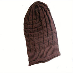 Knit Baggy Beanie Beret Solid Women's Warm Hat
