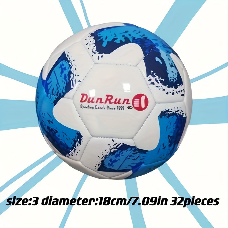 DunRun Size 3 Football for Outdoor Training and Entertainment