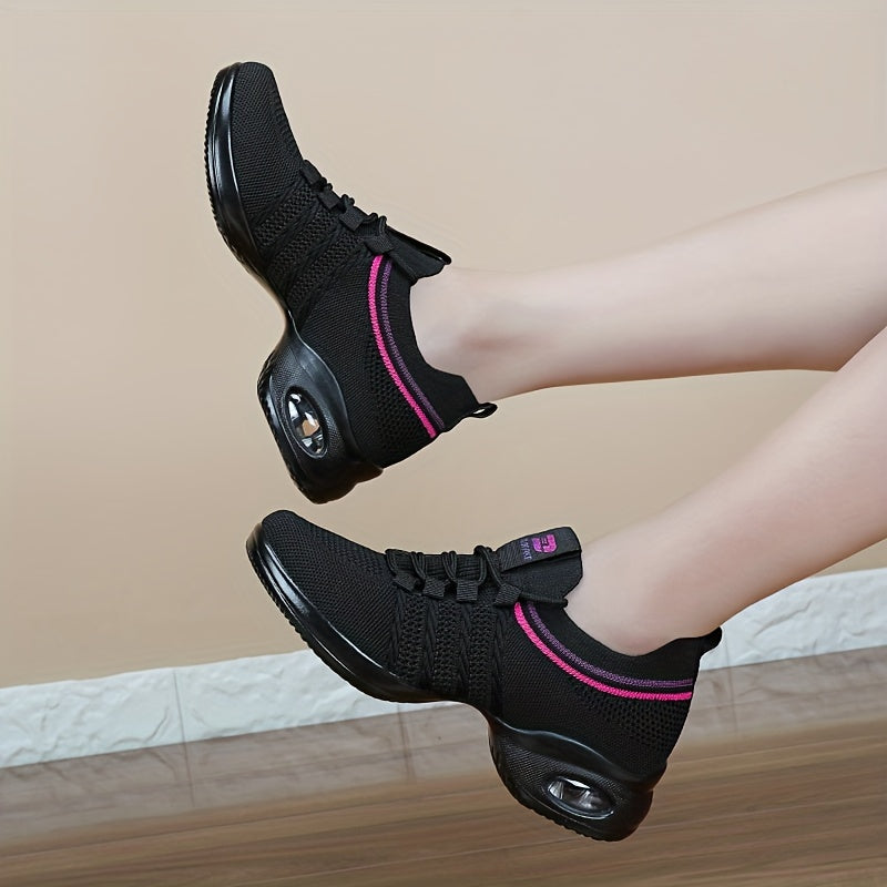 Breathable Modern Jazz Dance Shoes Arch Support Sneakers