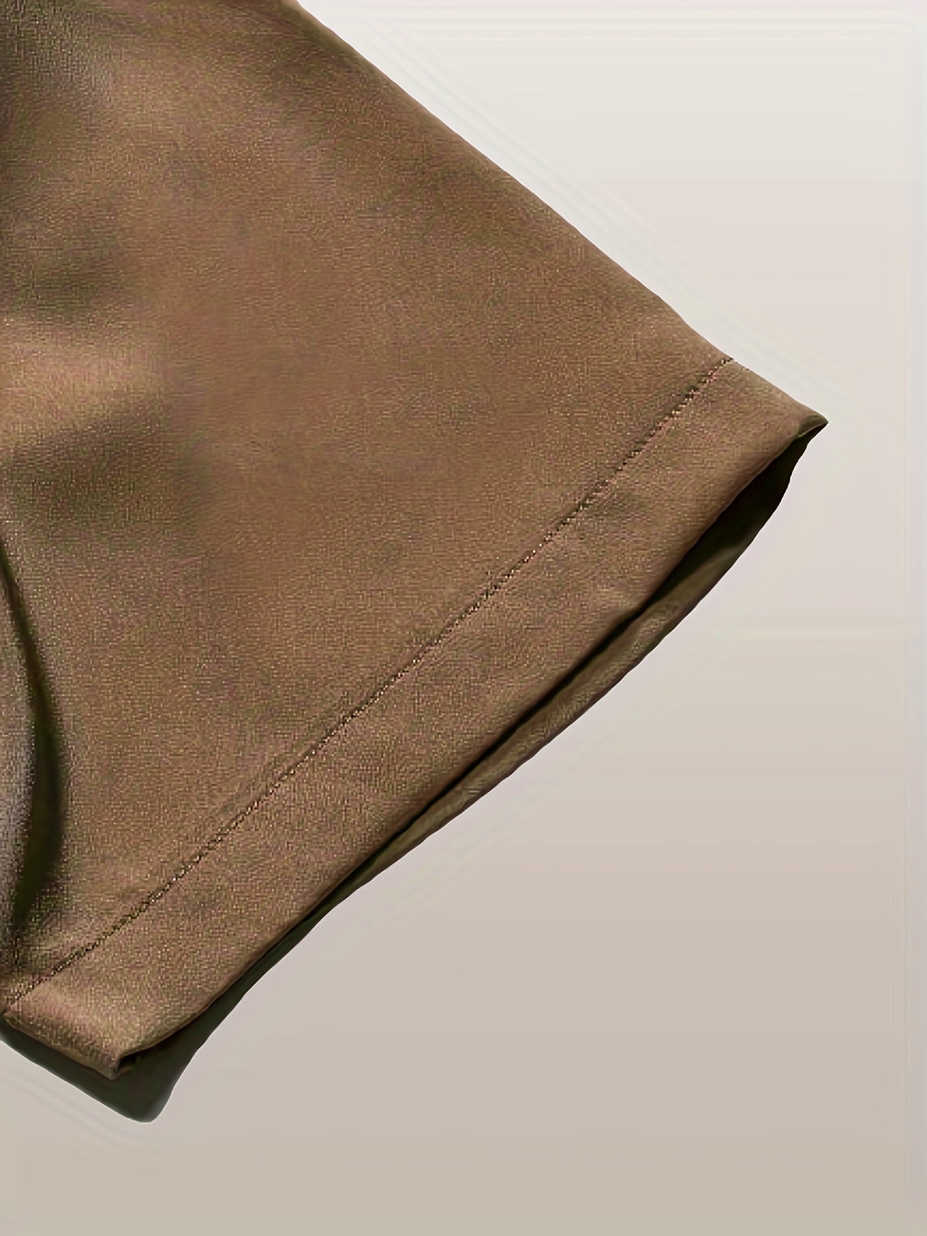 Solid Men's Short Sleeve Shirt for Summer Vacation