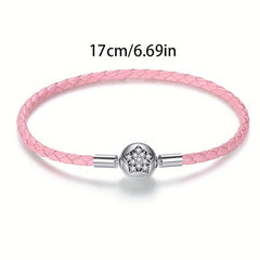 S925 Silver Star Charm Bracelet for Girls Family Friends Kids