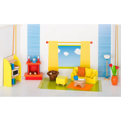 34pcs Flexible Puppets Living Room Furniture Set