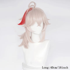 Men's Handsome Grey Hair Wig Headgear