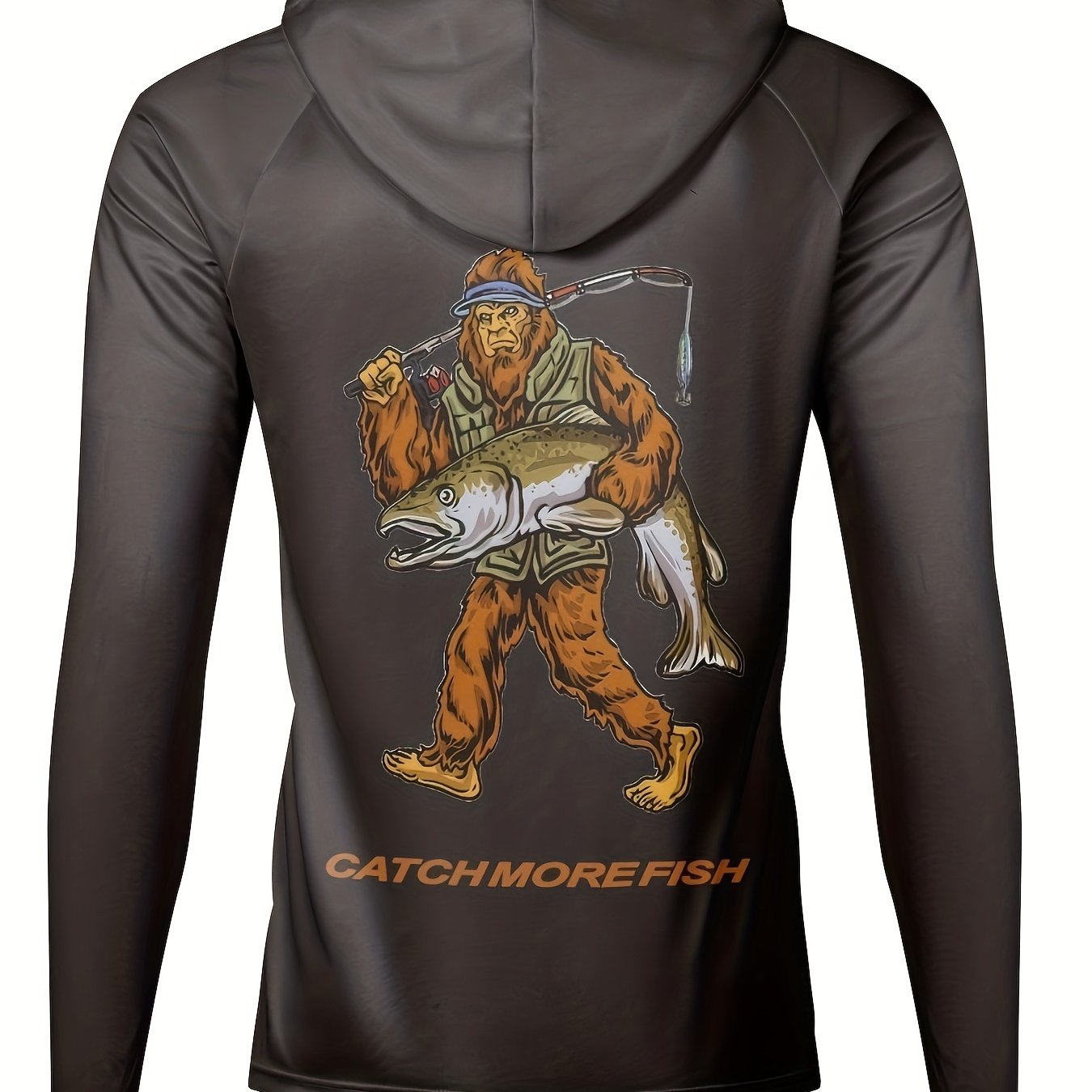Men's UPF 50 Sun Protection Hoodie Long Sleeve Quick Dry Fishing Top