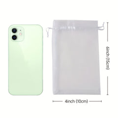 100pcs Organza Gift Bags Jewelry Party Wedding Sheer Drawstring Pouch Candy Bags