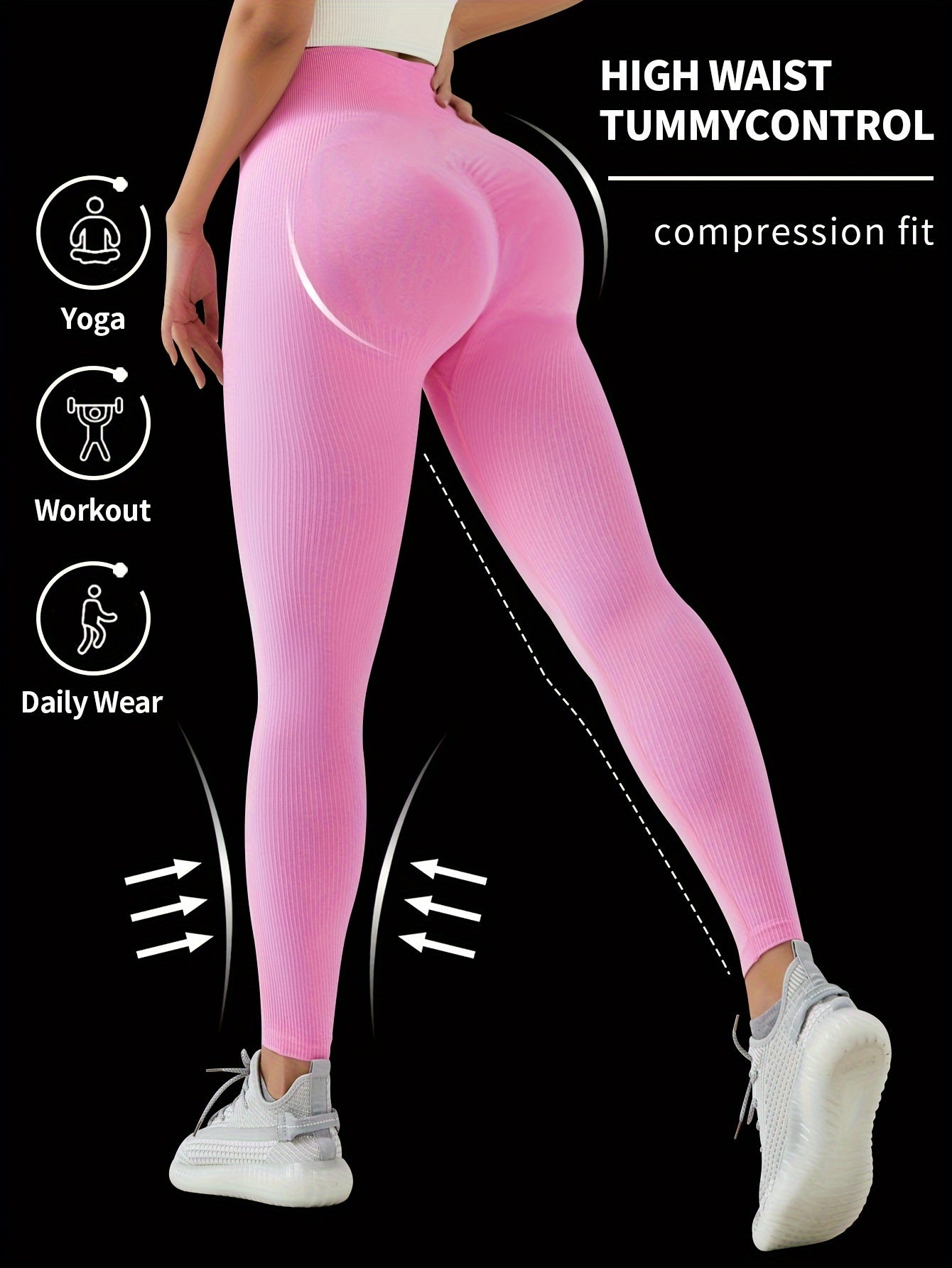 High Waist Stretchy Sports Tight Pants for Women