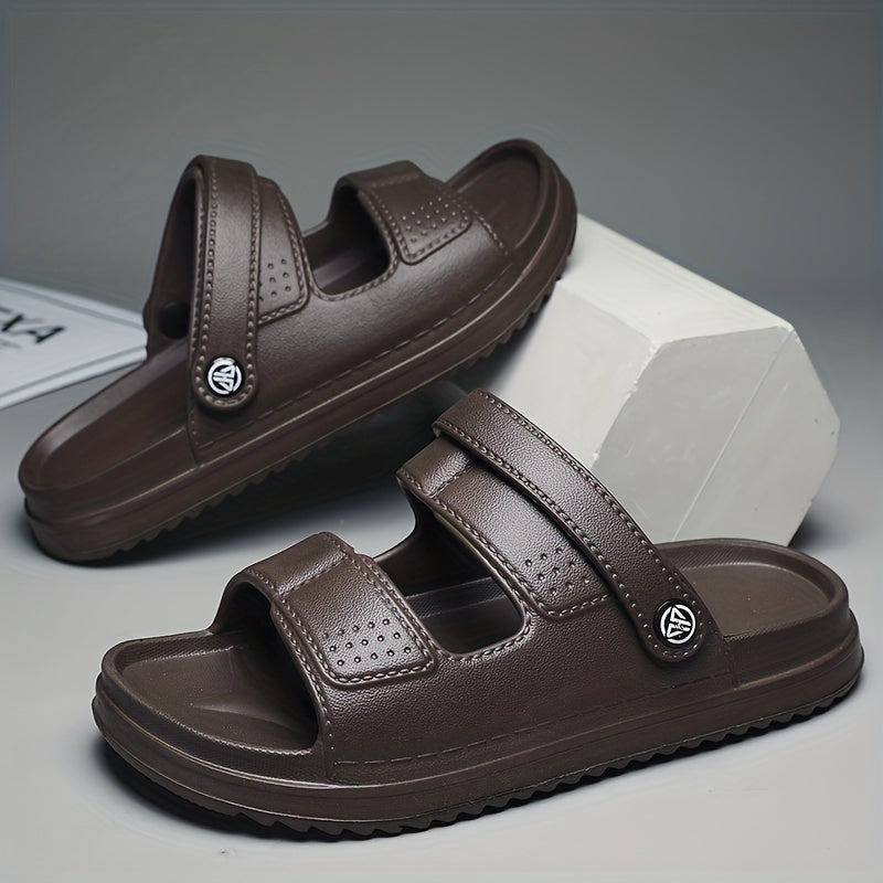 Men's Non Slip Platform Slides - Comfortable Cloud Slides