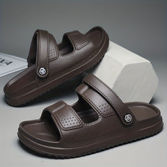 Men's Non Slip Platform Slides - Comfortable Cloud Slides