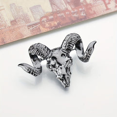 High end Male Goat Suit Brooch