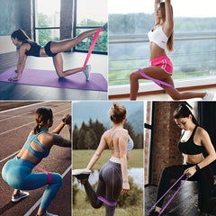 5pcs Yoga Resistance Bands Fitness Stretching Ropes Pilates Therapy Workout