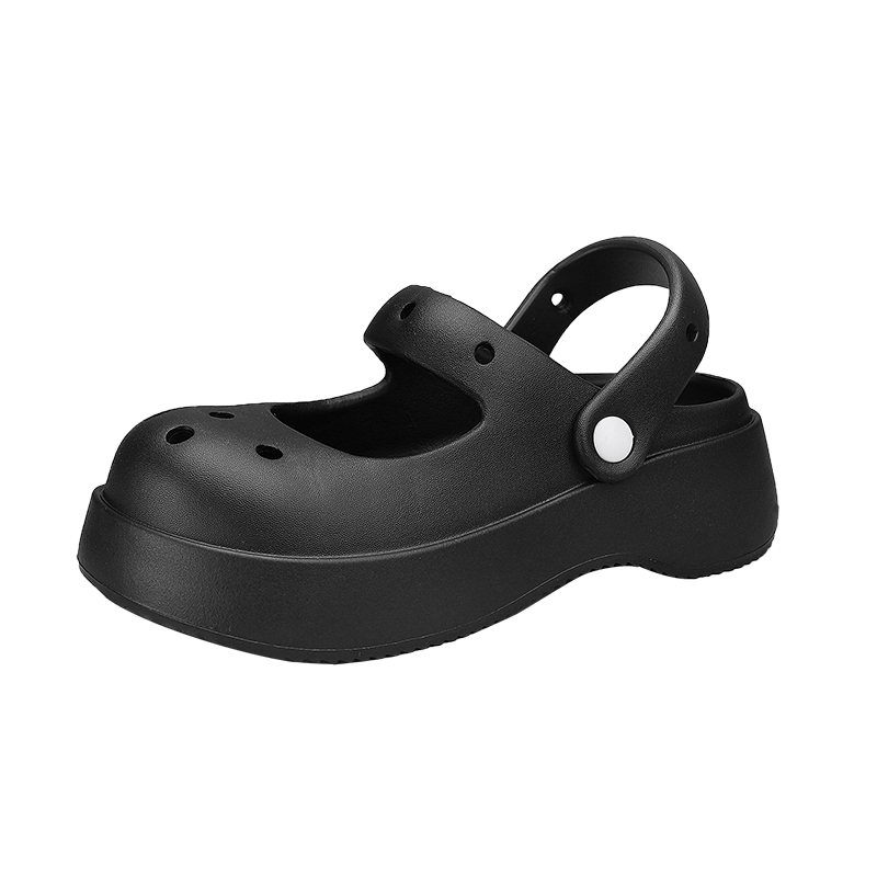 Women's Backless Clogs Hole Slides Outdoor Sandals