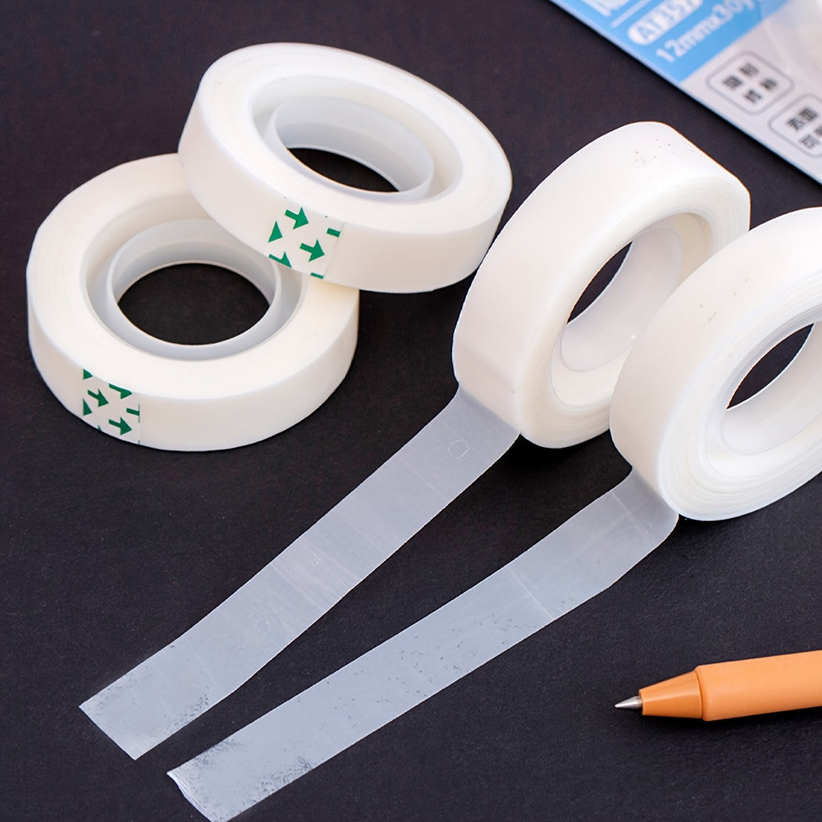 Set of 2 Transparent Adhesive Cloth Change Stickers