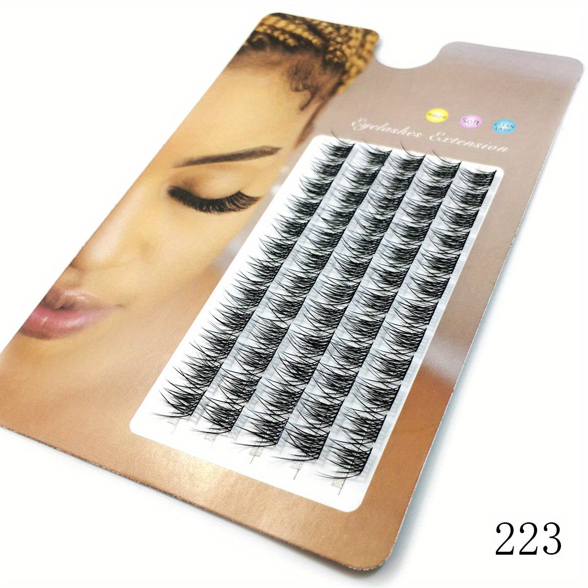 DIY Eyelash Extension C D Curling Volume Lashes Cluster