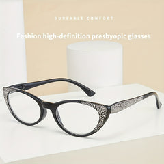 Cat Eye Reading Glasses for Women Men - Model 2279