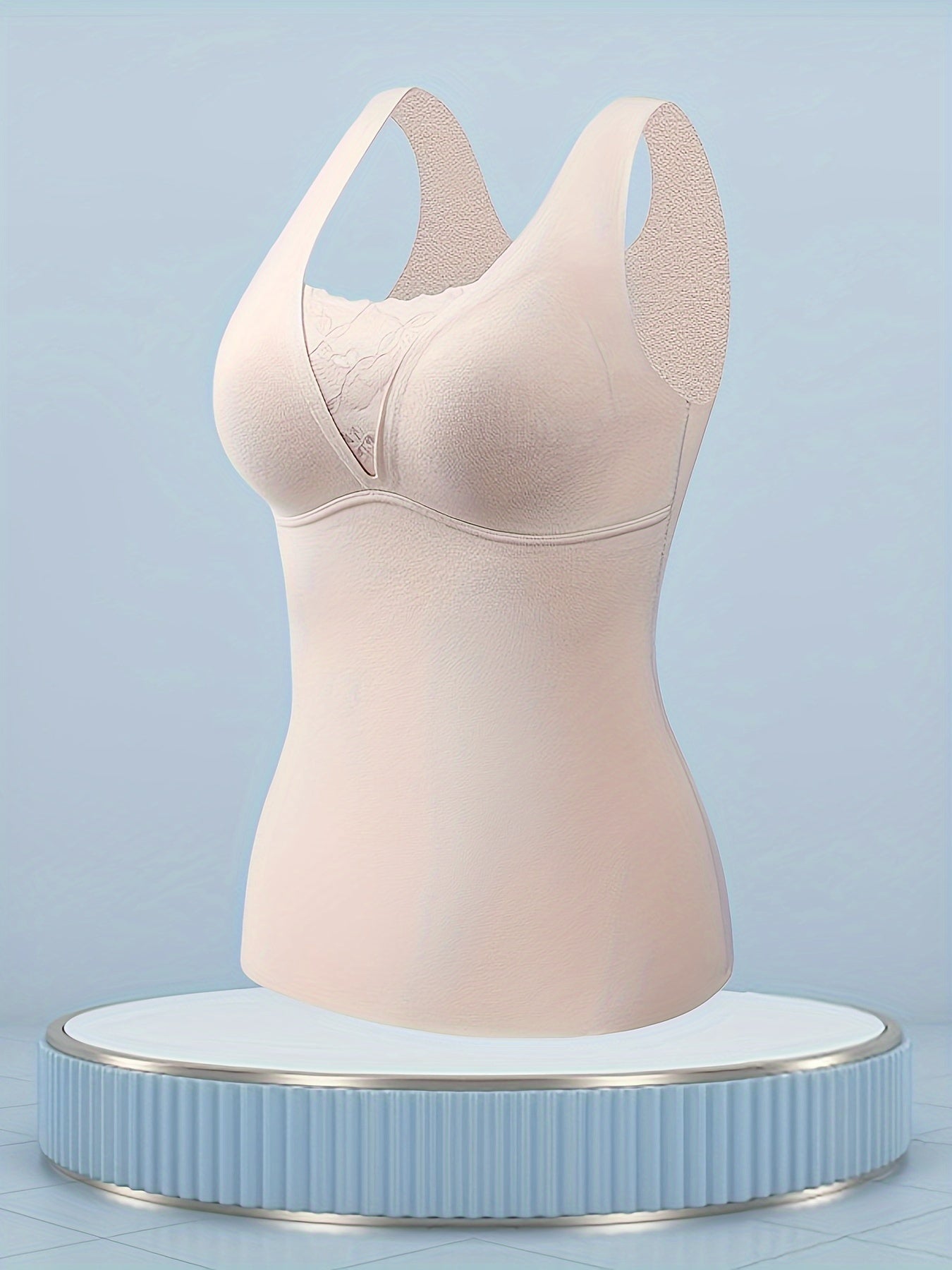 Lace Thermal Underwear Sleeveless Top Soft & Comfortable Women's Lingerie