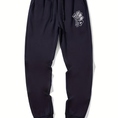 Skeleton Hand Poker Drawstring Joggers Men's Sweatpants